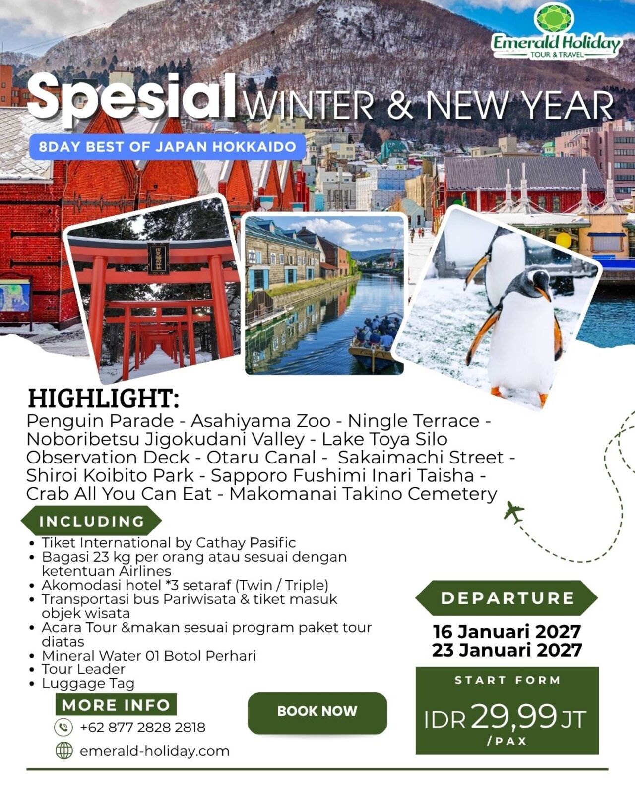 8DAY BEST OF JAPAN HOKKAIDO